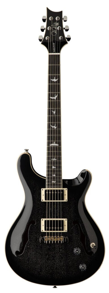 PRS SE Hollowbody Piezo in Dog Hair Smokeburst