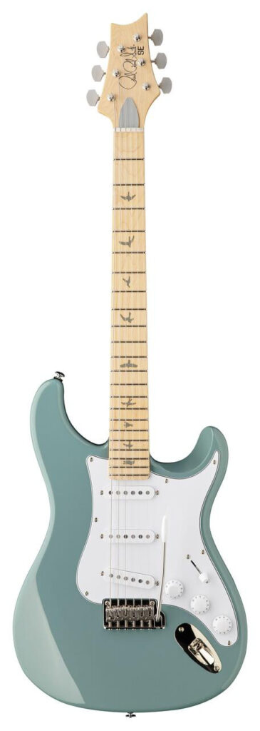 PRS John Mayer SE Silver Sky in Stone Blue, Maple Neck