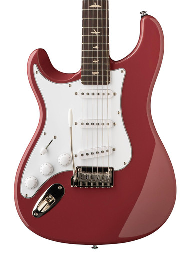 PRS John Mayer Left Handed SE Silver Sky in Derby Red, Rosewood Fretboard