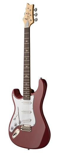 PRS John Mayer Left Handed SE Silver Sky in Derby Red, Rosewood Fretboard - Image 6