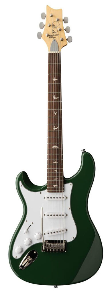PRS John Mayer Left Handed SE Silver Sky in Laurel Green, Rosewood Fretboard