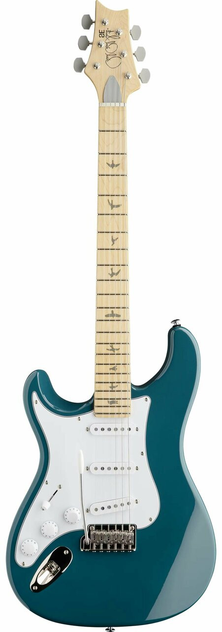 PRS SE John Mayer Silver Sky Left Handed Nylon Blue Maple Fingerboard - Image 5