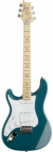 PRS SE John Mayer Silver Sky Left Handed Nylon Blue Maple Fingerboard - Image 2