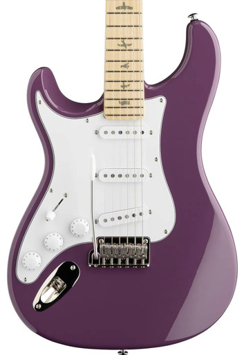 PRS SE John Mayer Silver Sky Left Handed Summit Purple Maple Fingerboard