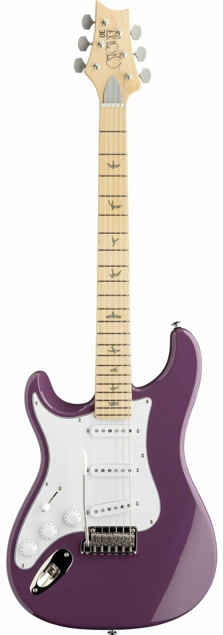 PRS SE John Mayer Silver Sky Left Handed Summit Purple Maple Fingerboard - Image 5