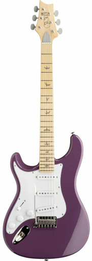 PRS SE John Mayer Silver Sky Left Handed Summit Purple Maple Fingerboard - Image 2