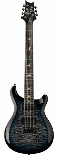 PRS SE MARK HOLCOMB Seymour Duncan Scarlett & Scourge SVN Seven String In Holcomb Blue Burst - Image 2