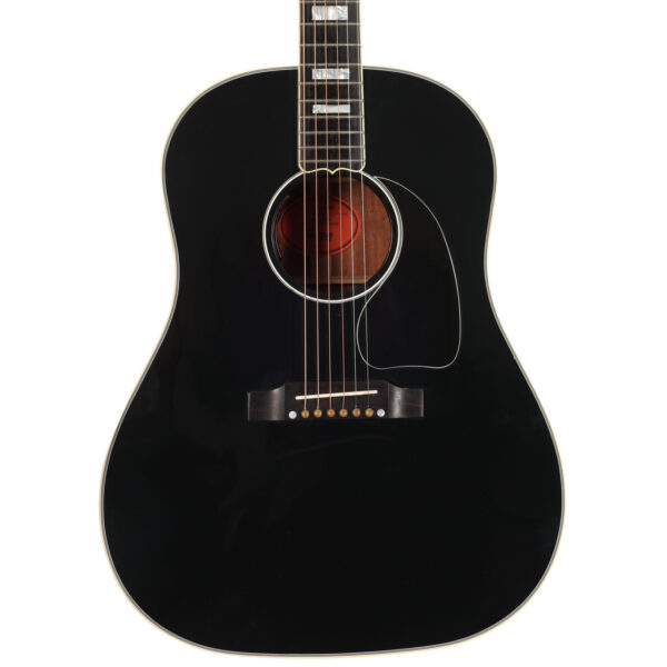 Second Hand Gibson Custom Shop J-45 Custom Electro Acoustic Guitar in Ebony 508 - Image 2