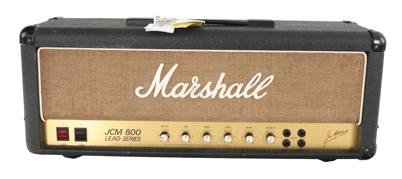 Second Hand Marshall JCM800 50W Non-Master 4-Volume Input Amp Head 569 - Image 2