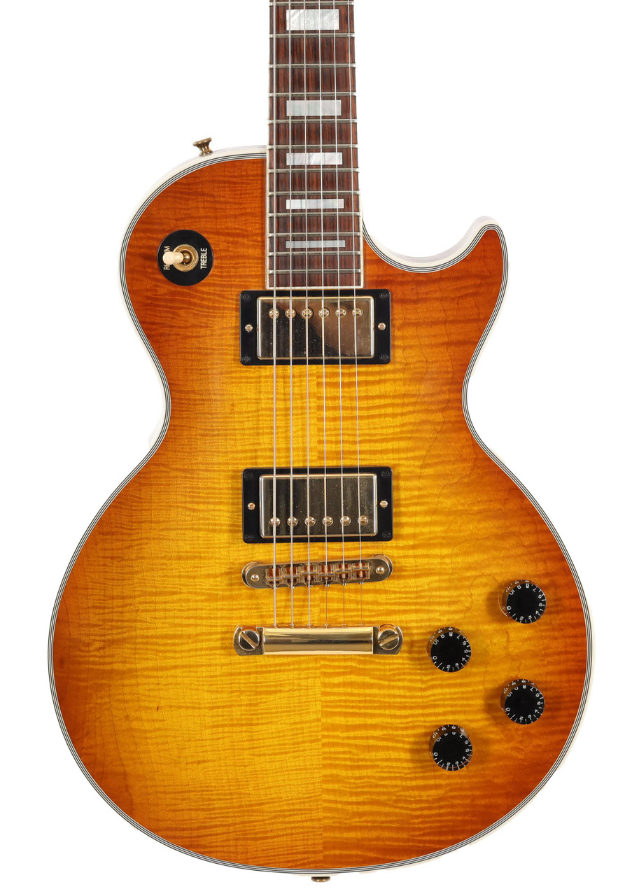 Second Hand Gibson 2012 Les Paul Custom F Honey Burst 573 - Image 2