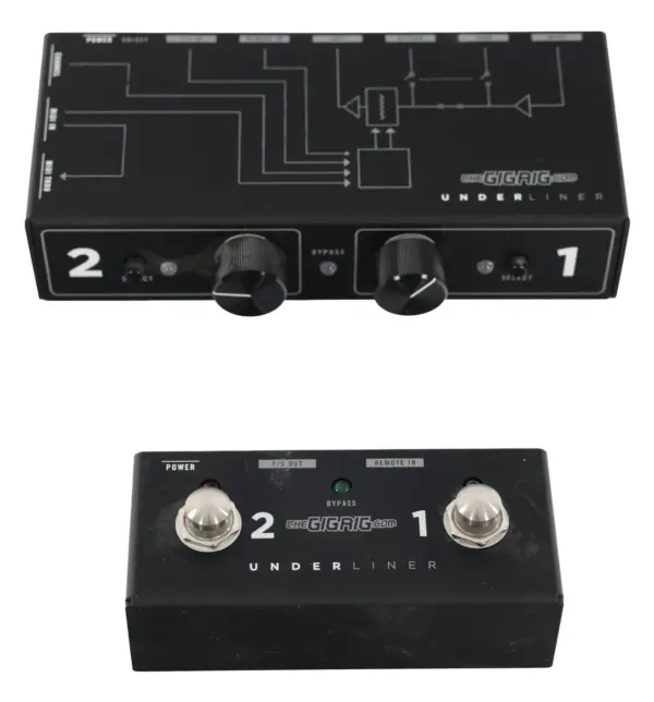 Second Hand Gigrig Underliner Remote Level Pedal Inc Footswitch 620 - Image 2