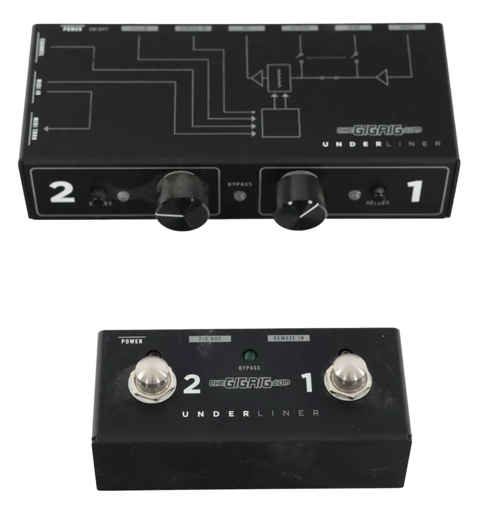Second Hand Gigrig Underliner Remote Level Pedal Inc Footswitch 620