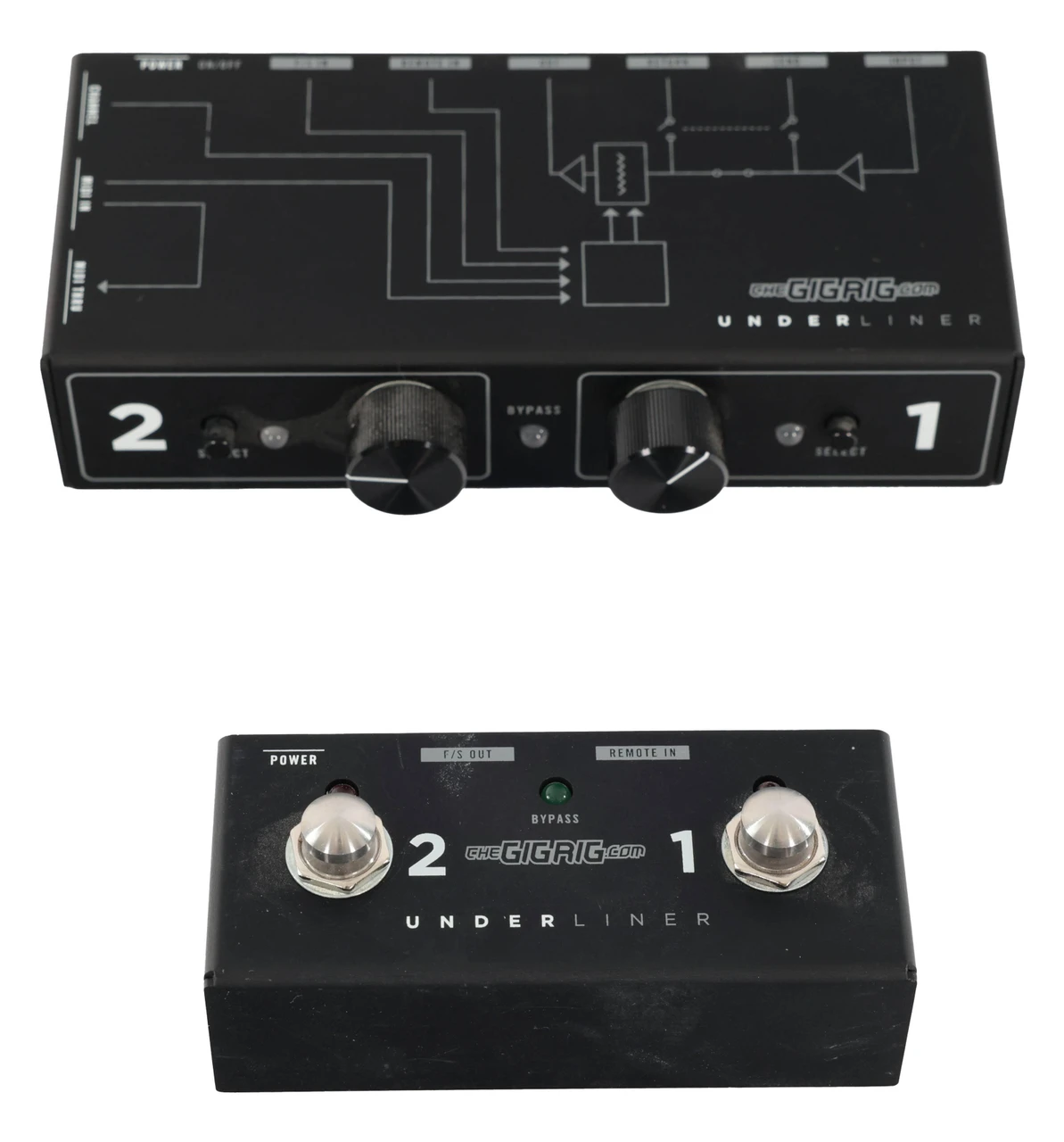 Second Hand Gigrig Underliner Remote Level Pedal Inc Footswitch 620 - Image 2