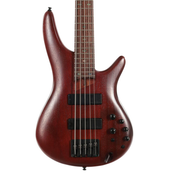Second Hand Ibanez SR505E Bass Guitar In Walnut 649 - Image 2