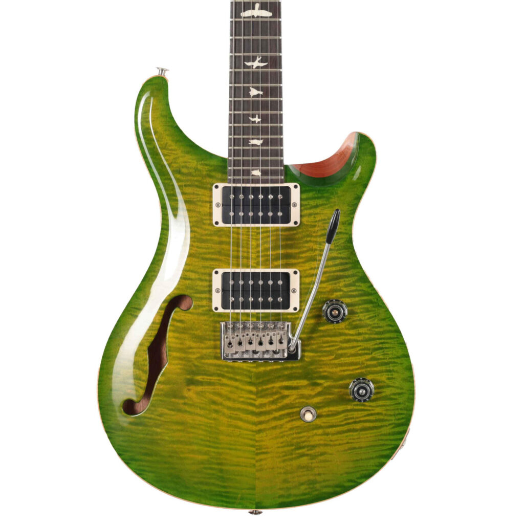 Second Hand PRS CE Custom 24 Semi-Hollow Electric Guitar In Eriza Verde 008