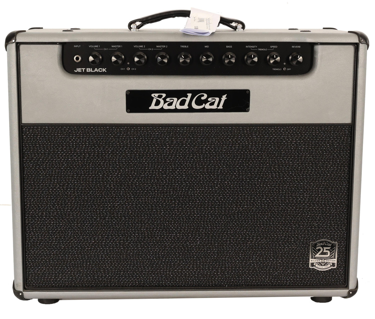 Second Hand Bad Cat Jet Black 1x12" 38W Valve Amp Combo in 25th Anniversary Silver Vinyl 596 - Image 2