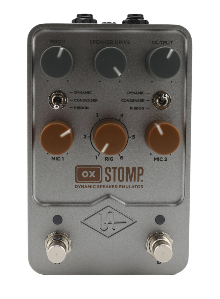 Second Hand Universal Audio UAFX OX Stomp Dynamic Speaker Emulator Pedal 383