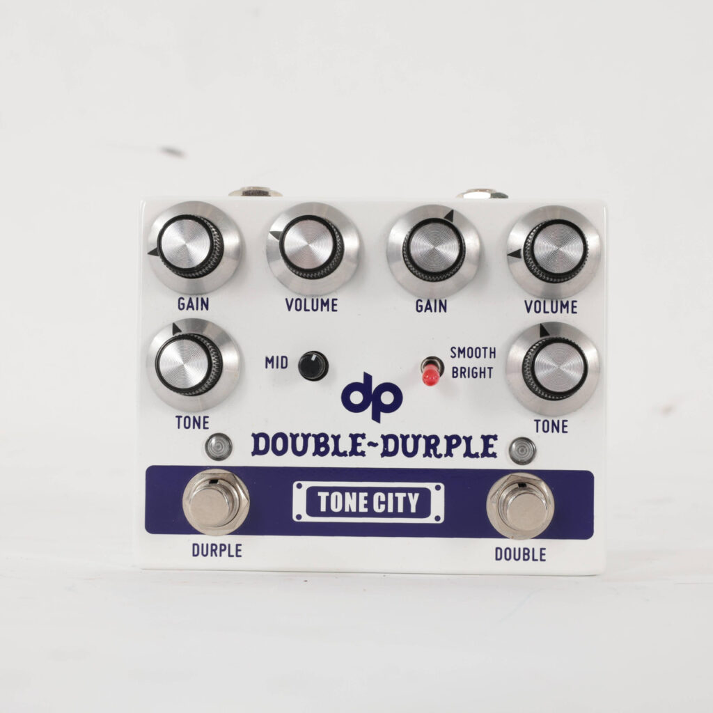 Second Hand Tone City Double Durple Peter "Danish Pete" Honorz Dual Overdrive Pedal 446