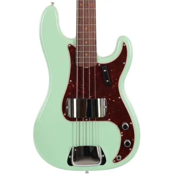 Second Hand 2021 Fender American Original 60s Precision Bass in Seafoam Green 028 - Image 2