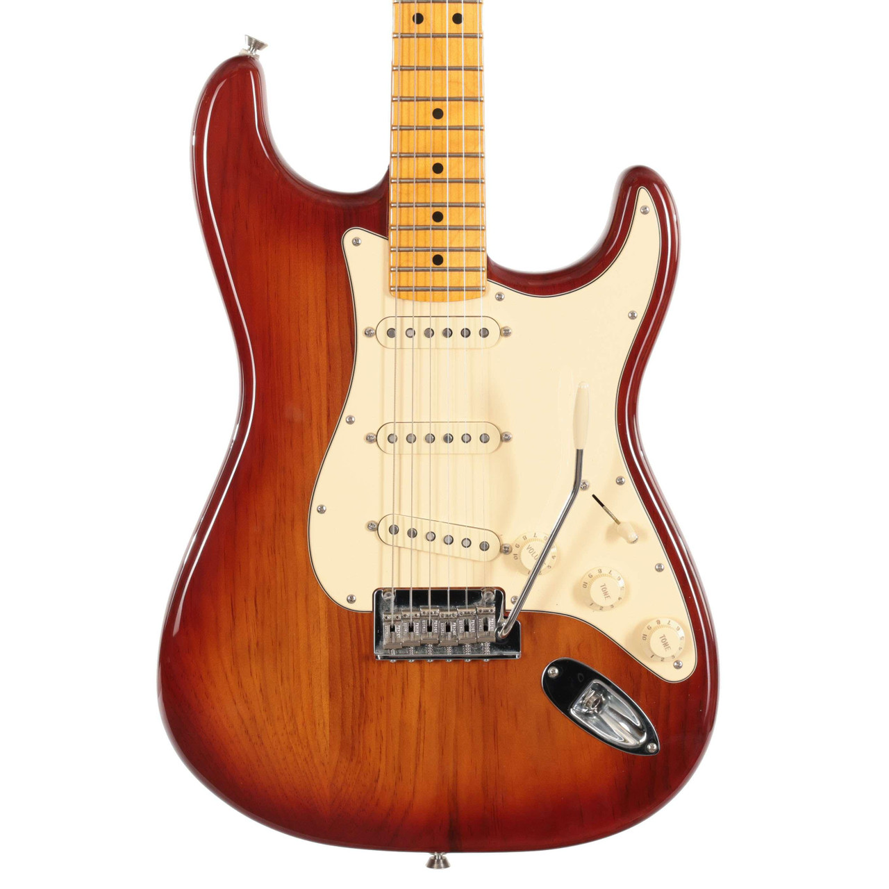 Second Hand Fender AmPro II Stratocaster In Sienna Sunburst With Hardcase 540 - Image 1