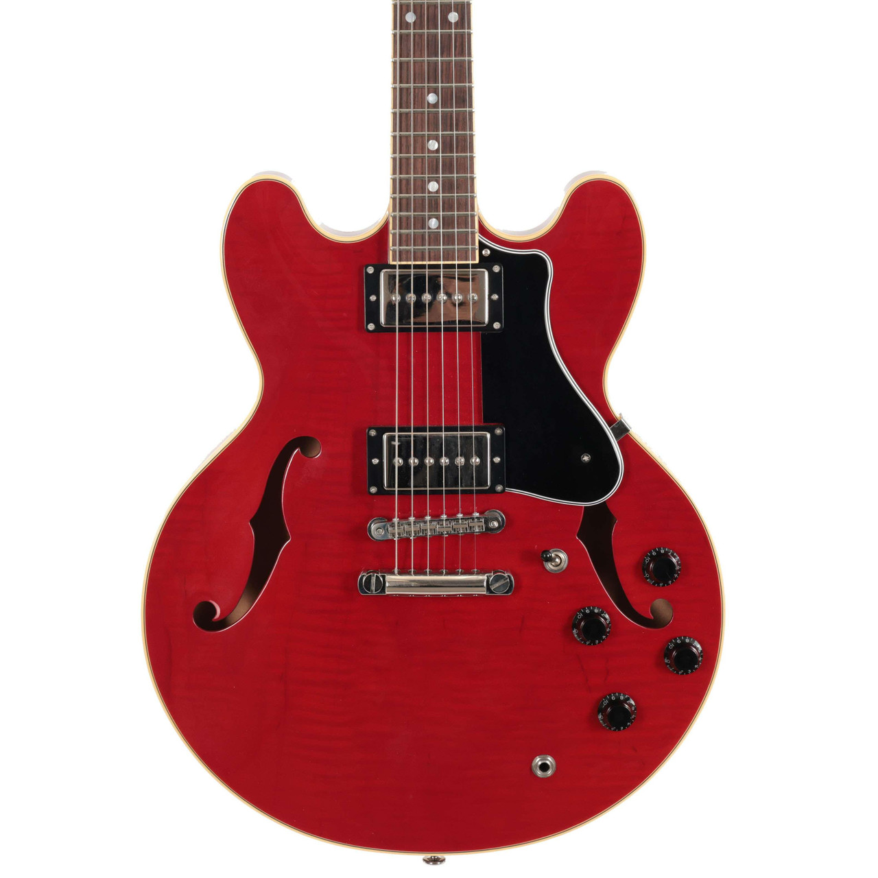 Second Hand FGN Masterfield Electric Guitar In Cherry (With Lindy Fralin Pickups) 593 - Image 1