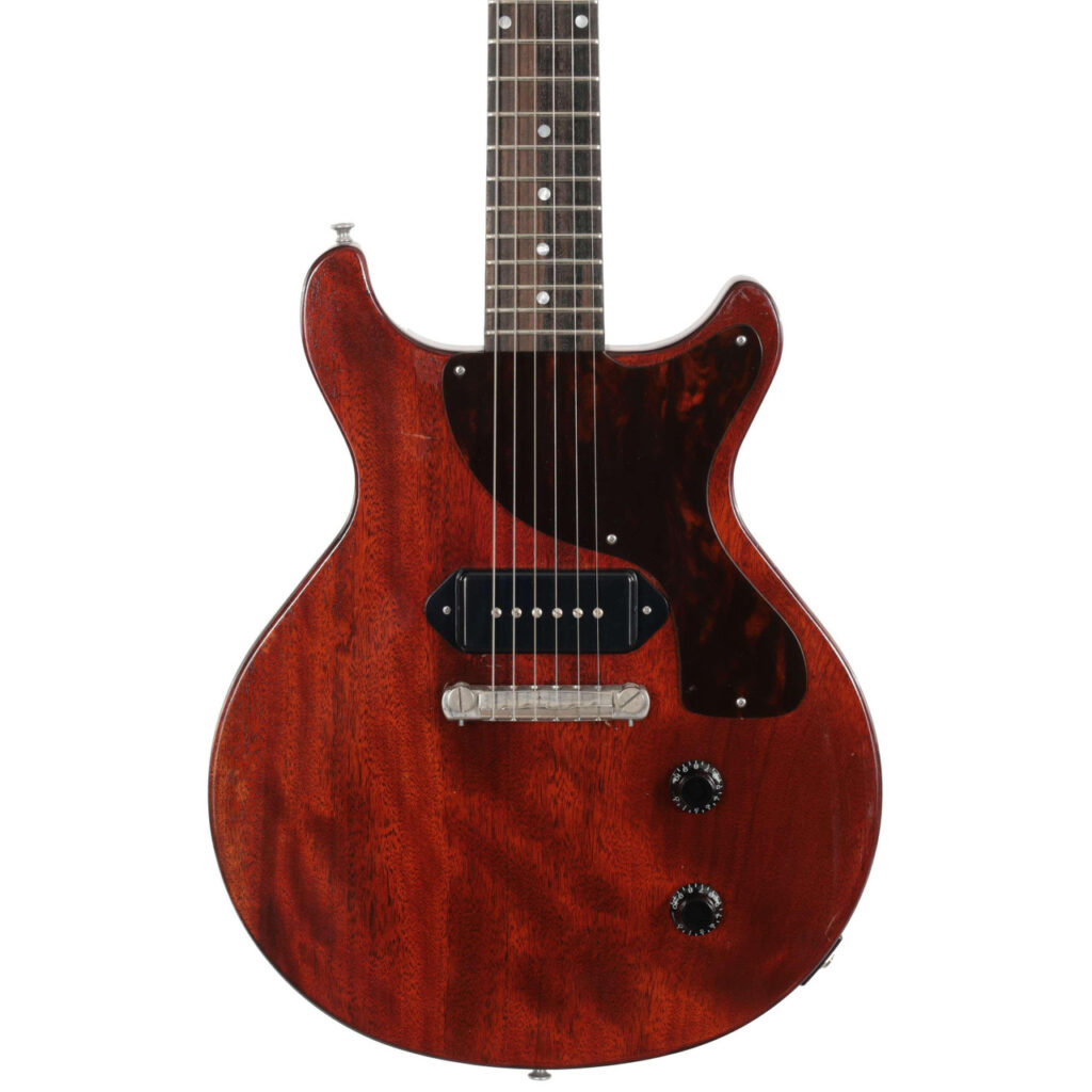 Second Hand Eastman SB55 Double-Cut Junior Electric Guitar In Vintage Red 630