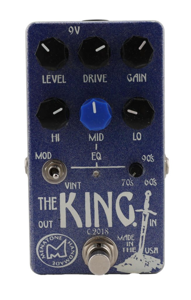 Second Hand Menatone The King (Studio Edition) Overdrive Pedal 475