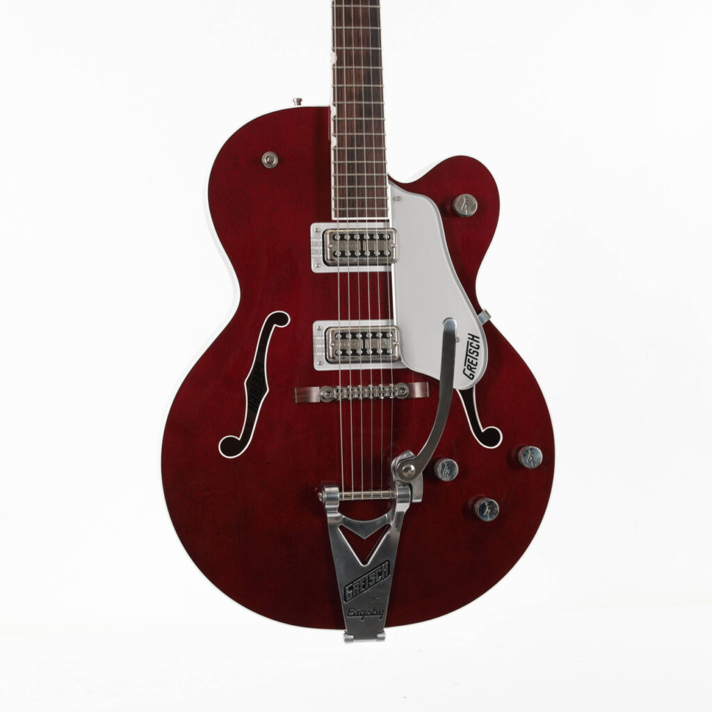 Second Hand Gretsch Pro Tennessean Hollow Body Electric Guitar With Bigsby In Cherry 035