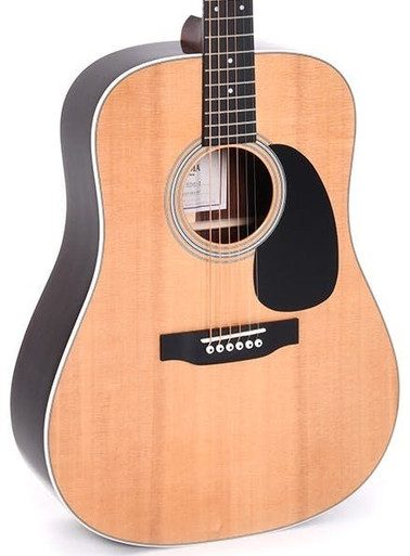 Sigma Dreadnought All Solid 1 Series Spruce Top - Solid Indian Rosewood Back and Sides - Image 2