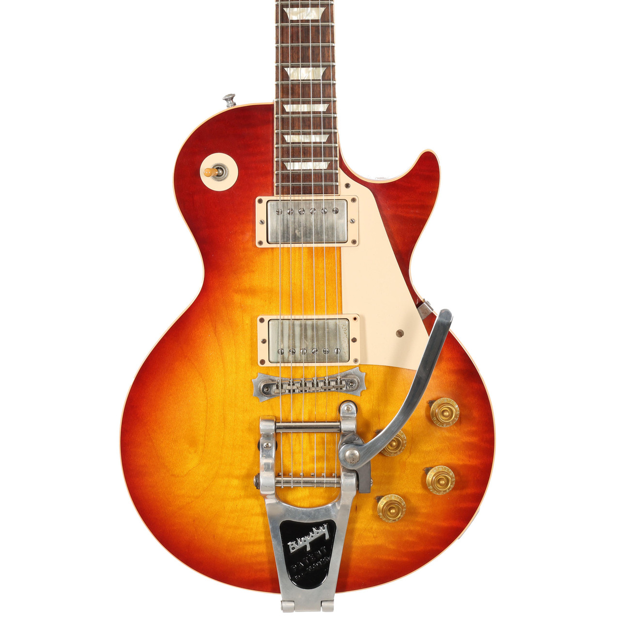 Second Hand Gibson Collector's Choice #3 "The Babe" '60 Les Paul With Bigsby Cherry Tea Burst 860 - Image 2