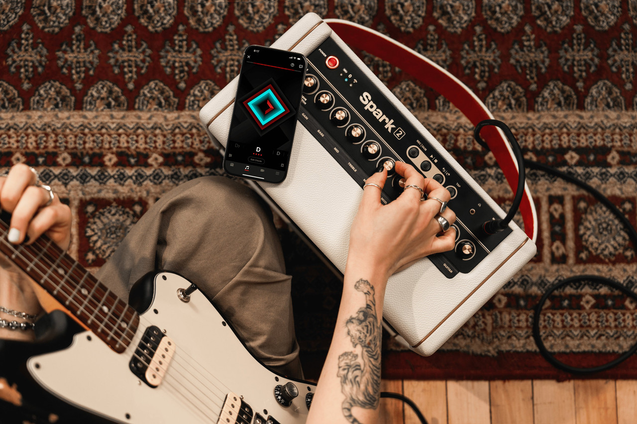 Positive Grid Spark 2 50W Modelling Practice Amp In Pearl - Image 5