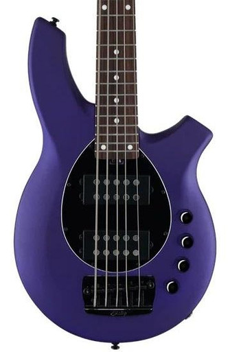 B Stock : Sterling by Music Man Bongo 5 Bass Guitar in Firemist Purple Satin - 002