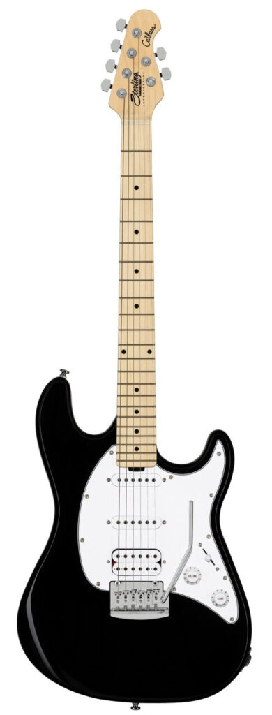 Sterling by Music Man Sub Cutlass CT20 HSS in Black with Maple Neck