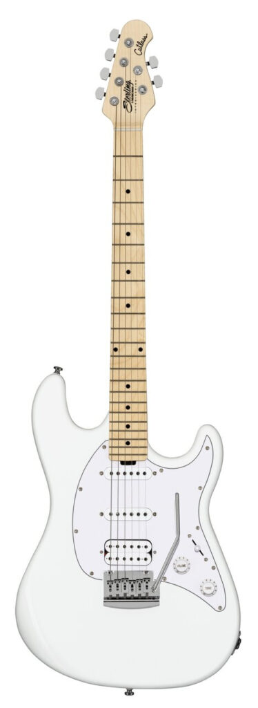 Sterling by Music Man Sub Cutlass CT20 HSSin Canvas White with Maple Neck