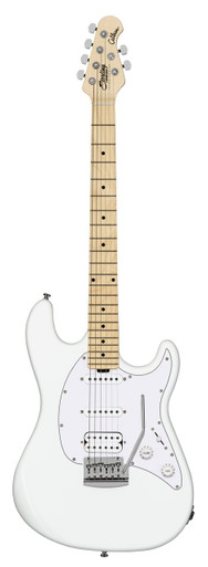 Sterling by Music Man Sub Cutlass CT20 HSSin Canvas White with Maple Neck - Image 2