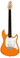Sterling by Music Man Sub Cutlass CT20 HSS in Sunrise Orange with Amaranth Neck - Image 4