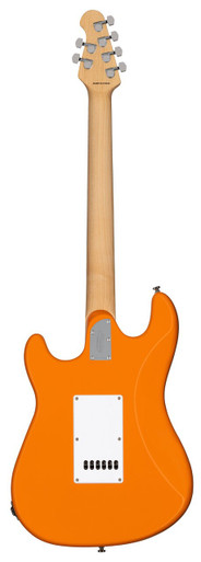 Sterling by Music Man Sub Cutlass CT20 HSS in Sunrise Orange with Amaranth Neck - Image 6