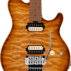 Sterling by Music Man Axis AX50 Quilt Electric Guitar in Honey Pot