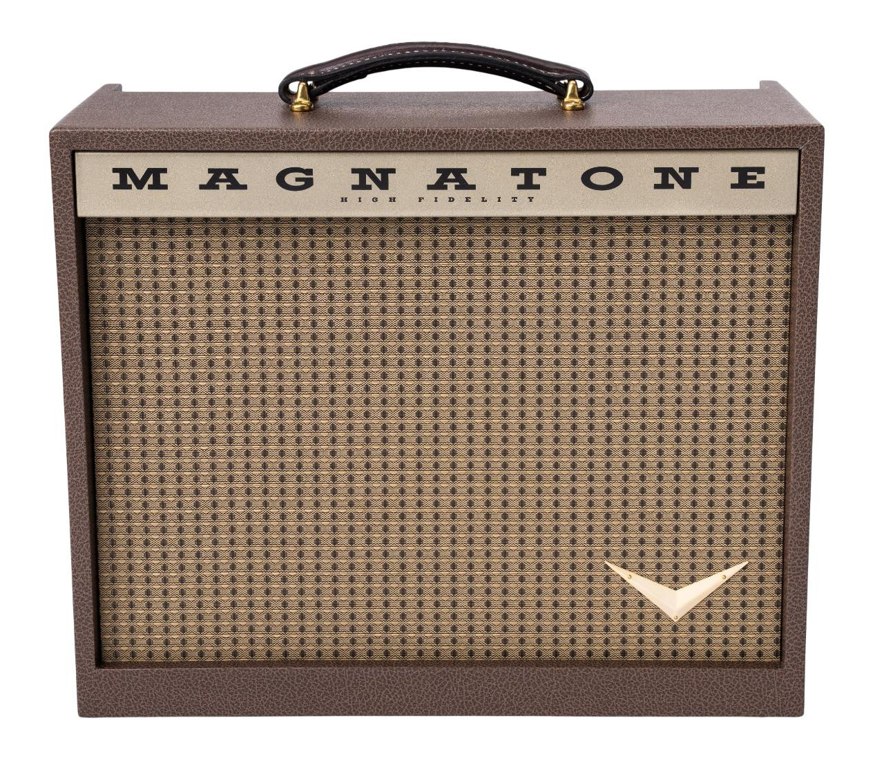 Magnatone Starlite 5w 1x10 Guitar Valve Amp Combo with Reverb in Brown - Image 2