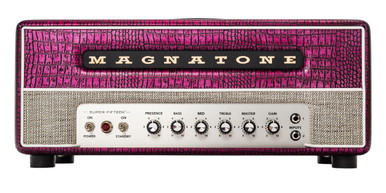 Magnatone Billy Gibbons Signature Super Fifteen Guitar Valve Amp Head in Chrome Grape