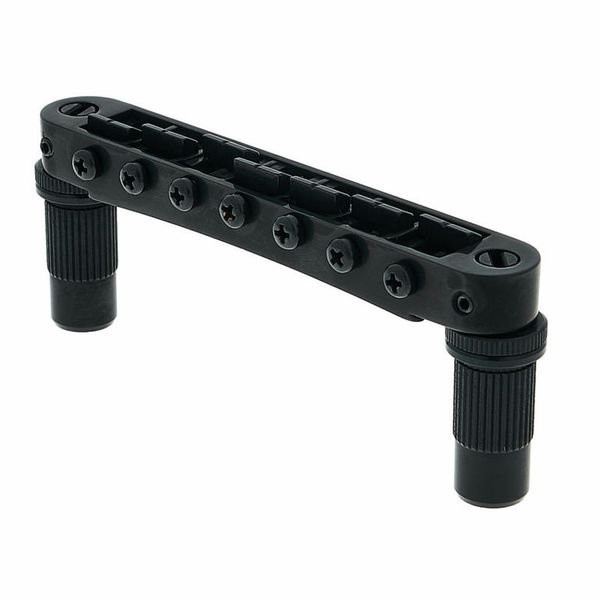Tonepros TP7-B Metric Seven String Notched Bridge in Black - Image 4