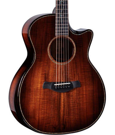 Taylor Builders Edition K24ce Next Generation Hawaiian Koa Electro Acoustic Guitar in Shaded Edgeburst