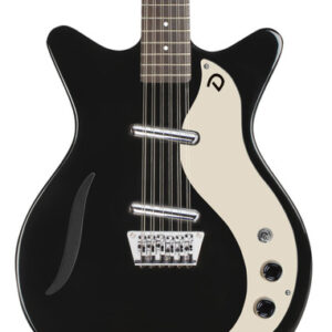 Danelectro Vintage 12-String Electric Guitar in Gloss Black