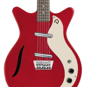 Danelectro Vintage 12-String Electric Guitar in Red Metallic