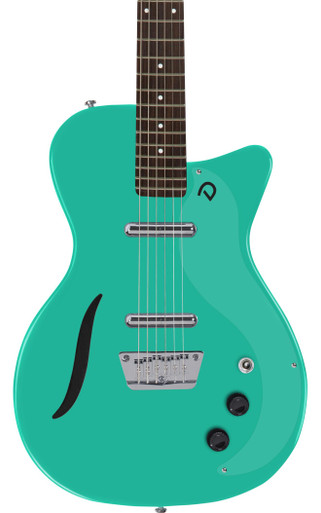 Danelectro Vintage Baritone Electric Guitar in Dark Aqua