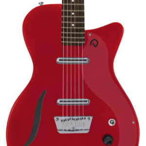 Danelectro Vintage Baritone Electric Guitar in Red Metallic