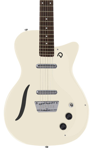 Danelectro Vintage Baritone Electric Guitar in Vintage White