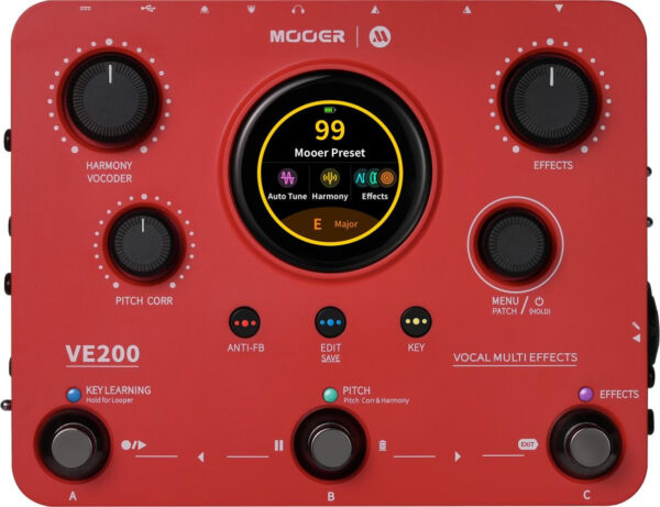 Mooer VE200 Vocal Multi Effector Pedal