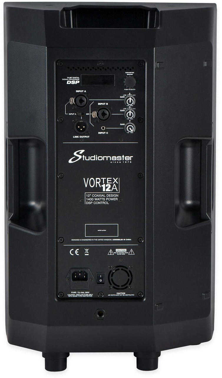 VORTEX 12A - 12" ACTIVE SPEAKER CABINET - Image 5
