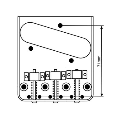 Vega VT2ND Teletrem Classic for Telecaster Guitars VT Logo - Image 6